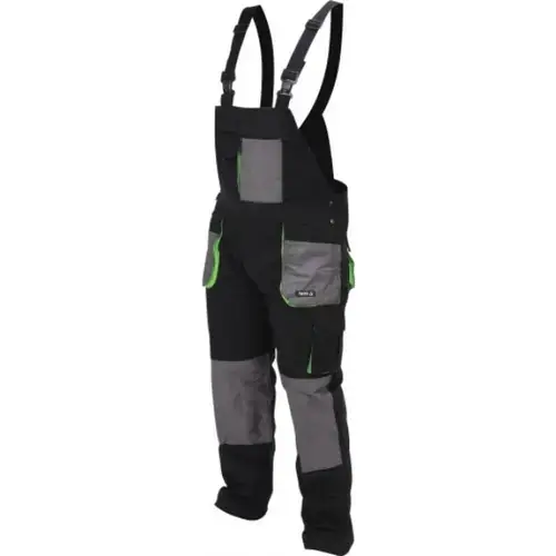 Pantaloni de lucru YATO YT-80171, cu pieptar si bretele, marimea M