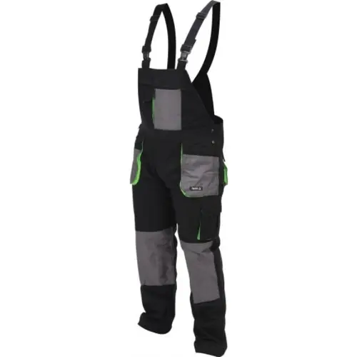 Pantaloni de lucru YATO YT-80171, cu pieptar si bretele, marimea M