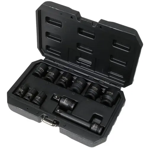 Set chei tubulare impact 1/2'', 11 piese Yato YT-10255