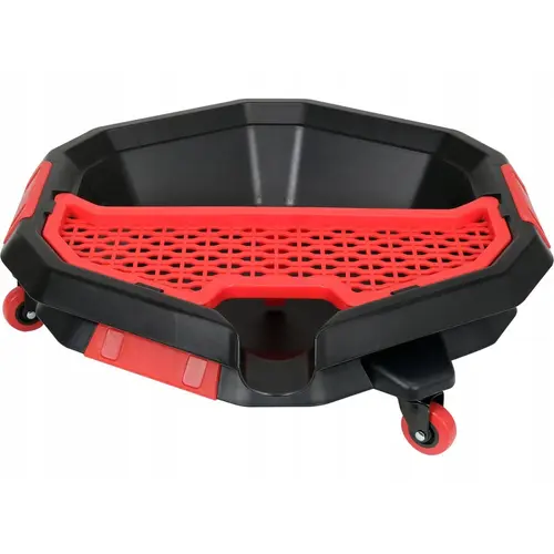 Recipient pentru scurgerea uleiului Yato YT-06992, 8L, cu tava pentru unelte, 470x137mm, 3 roti