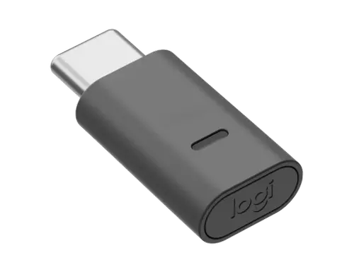 Receiver USB-C Logitech 989-001137 pentru casti Zone Wireless/Vibe/305/950 (Negru)