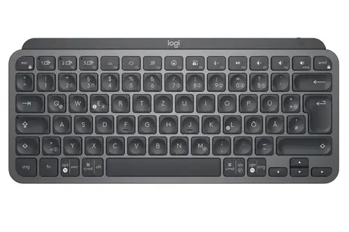 Tastatura Wireless LOGITECH MX Keys Mini Minimalist, Illuminata, Layout UK (Negru)