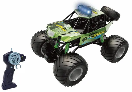 Masinuta cu telecomanda CEVODLE BIG FOOT, 1/10, 44cm, Verde