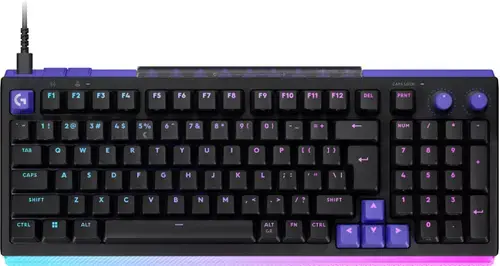 Tastatura Gaming Mecanica Logitech G512 X 98 TMR, USB, Iluminare RGB, Layout US International (Negru)