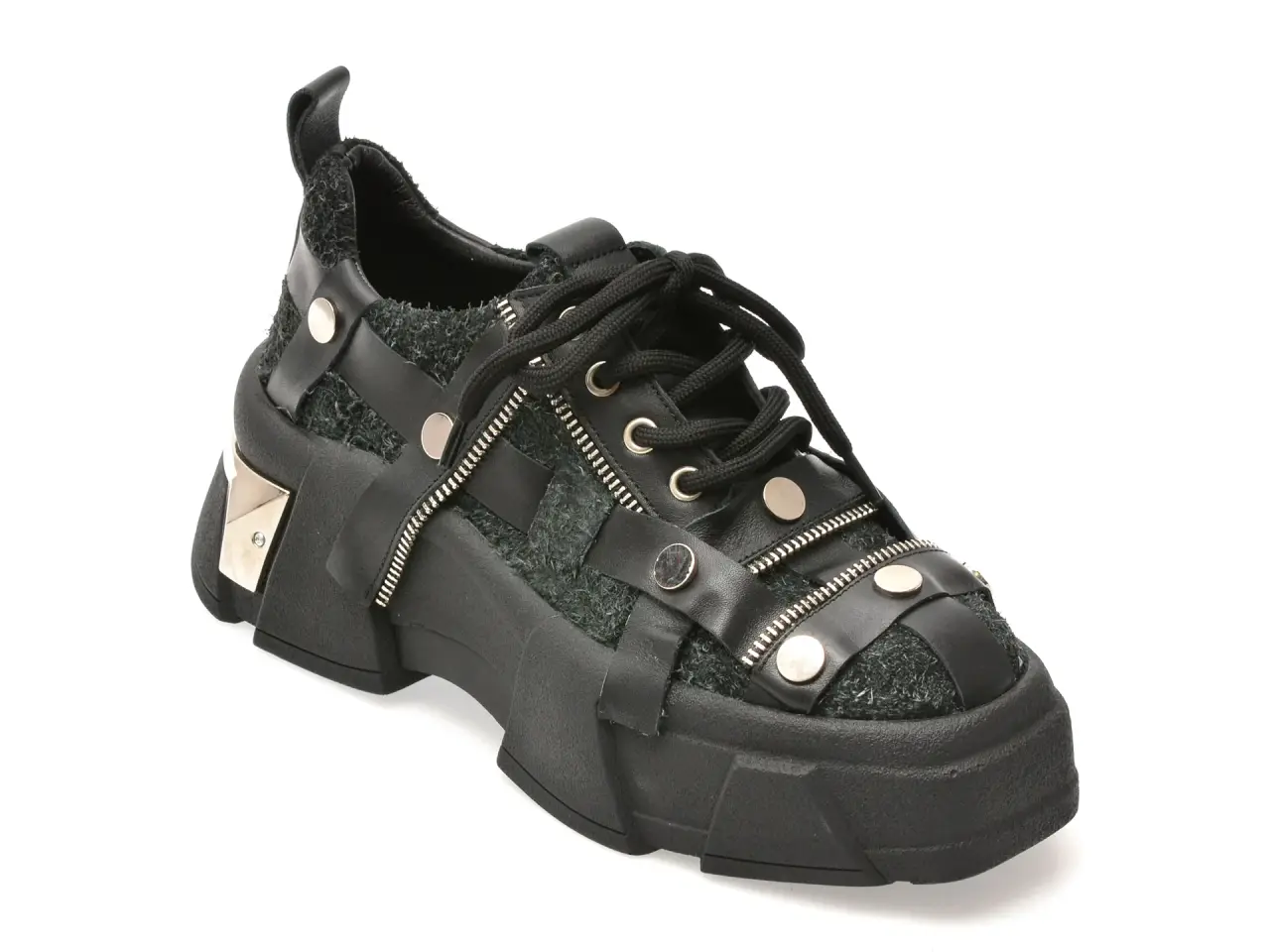 Pantofi sport GRYXX negri, 431031, din piele naturala