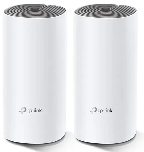 Sistem Wireless Mesh TP-Link Deco E4, Dual Band, 1200 Mbps, 2 Pack (Alb)