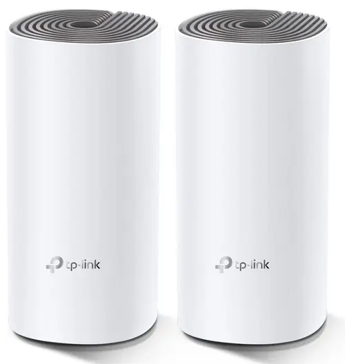 Sistem Wireless Mesh TP-Link Deco E4, Dual Band, 1200 Mbps, 2 Pack (Alb)
