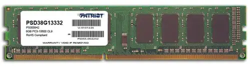 Memorie Patriot Signature Line PSD38G13332, DDR3, 1x8GB, 1333MHz