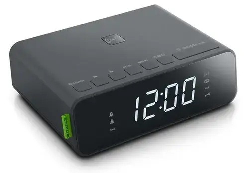 Radio Muse M-175 WI, AUX in, Alarma (Negru)