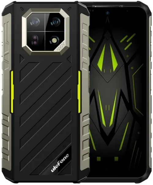 Telefon Mobil Ulefone Armor 22, Procesor Mediatek Helio G96 Octa-Core, IPS LCD 6.58inch, 8 GB RAM, 256 GB Flash, Camera Duala 64 + 64 MP, Wi-Fi, 4G, Dual SIM, Android (Negru/Verde)