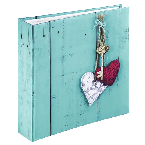 Album foto HAMA Rustico Love Key 2169, Pentru 200 fotografii, 10x15 cm (Albastru)