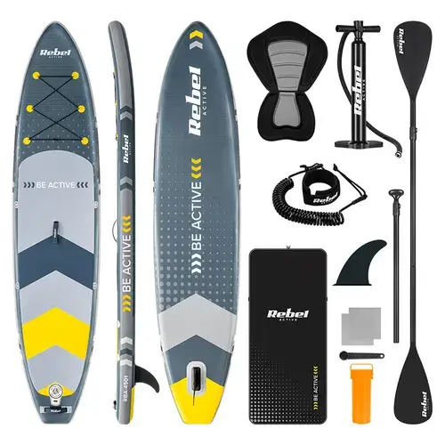 Set placa gonflabila SUP REBEL ACTIVE RBA-4501, 350 x 80 x 15 cm, sarcina maxima 170 kg