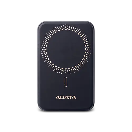 Acumulator extern Adata PR050-11BK, 5000mAh, Magnetica, QC/PD 20 W, Incarcare Wireless 15 W (Negru)