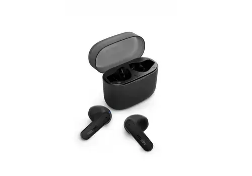 Casti True Wireless Philips TAT2139BK/00, Bluetooth 5.3, Google Fast Pair, Comenzi tactile, Asistent Siri/Google, IPX4 (Negru)