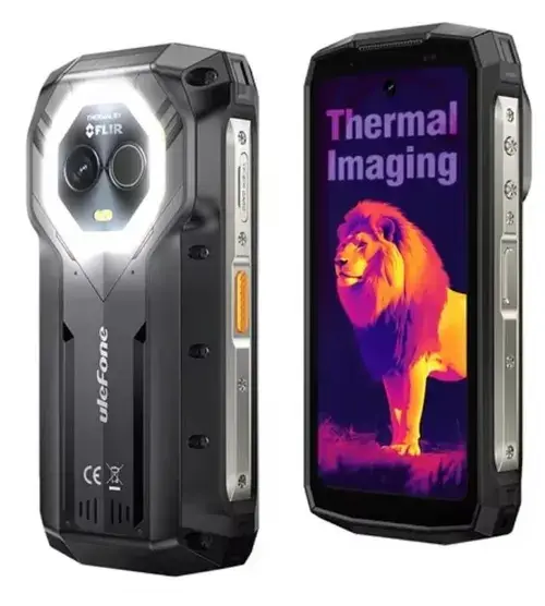 Telefon Mobil Ulefone Armor Mini 20T Pro, Procesor Mediatek Dimensity 6300 Octa-Core, IPS LCD touchscreen 4.7inch, 8GB RAM, 256GB Flash, Camera Duala 50MP + Camera termica, Wi-Fi, 5G, Dual Sim, Android (Negru)