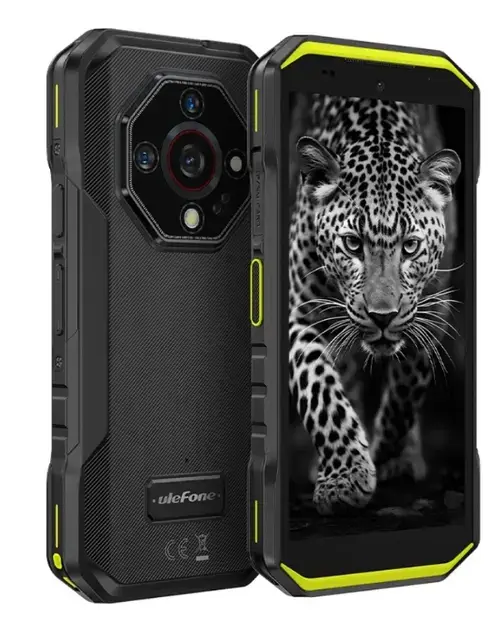 Telefon Mobil Ulefone Armor X32, Procesor MediaTek Helio G91 Octa-Core, Ecran LCD IPS Touchscreen 5.65inch, 6GB RAM, 128GB Flash, Camera Tripla 48+20+2MP, Wi-Fi, 5G, Dual Sim, Android (Negru/Verde)