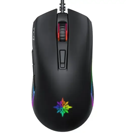 Mouse Gaming Inca IMG-GT14, Wired, 3600 dpi, RGB, USB (Negru)