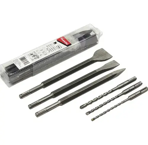 Set de dalti si burghie Makita D-58920, SDS+, 6 piese