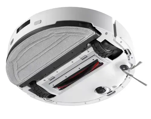 Robot de aspirare Roborock Q7 TF + W, aspirator si mop cu statie de golire automata, 10.000 Pa, baterie 5.200 mAh, autonomie 150 min, navigatie LiDAR, recipient praf 200 ml, sistem dublu anti-incurcare, nivel reglare flux de apa (Alb)