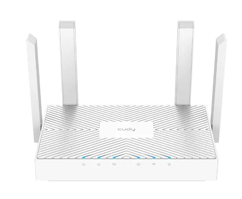 Router Wireless Cudy WR1300E, Dual-band AC1200, 300+867 Mbps, 3xGigabit (Alb)
