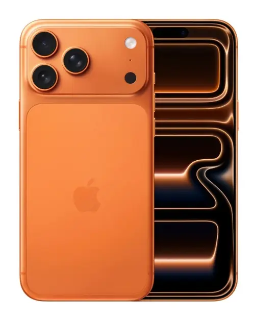 Telefon Mobil Apple iPhone 17 Pro Max, LTPO Super Retina XDR OLED 6.9inch, 1TB Flash, Camera Tripla 48 + 48 + 48 MP, Wi-Fi, 5G, iOS (Portocaliu)