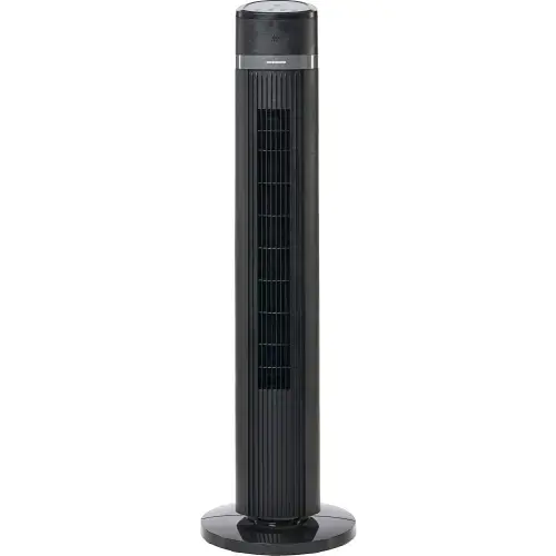 Ventilator turn Heinner HMTF-D3BK, 45 W, Control Touch, Temporizator, 3 moduri ventilare, Telecomanda, Mod ECO, Negru