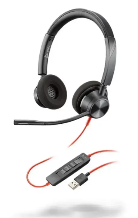 Casti Poly Blackwire C3320, 213934-01, USB, 100 Hz - 10 kHz (Negru)