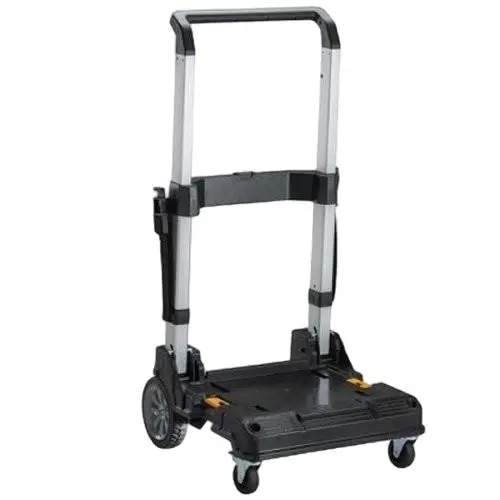 Carucior transport cutii TStak, DeWalt, Greutate maxima 100 Kg, 285 x 490 x 700 mm (Negru)