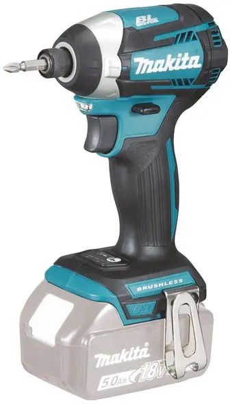 Masina de insurubat cu impact Makita DTD154Z, LXT 18 V, 175 Nm, 3600 rpm, Fara acumulator si incarcator (Negru/Albastru)