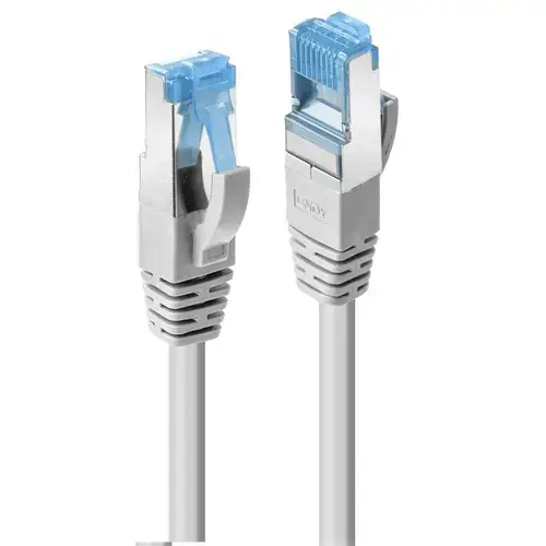 Cablu Lindy 1m Cat.6A S/FTP LSZH Network, Gri