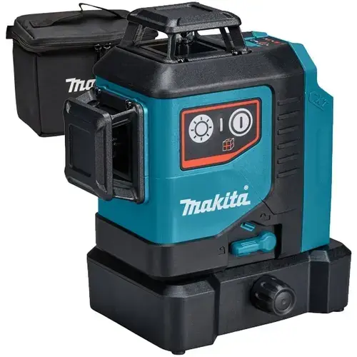 Nivela laser cu linii pe acumulator Makita SK700D, 25 m domeniu lucru, +/-0.2 mm/m precizie, +/-4 grade domeniu autonivelare, IP54, fara acumulator/incarcator