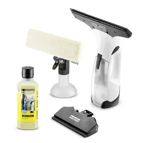 Aspirator de geamuri Karcher WV 2 Plus N D500, 0.1 L, Autonomie 35 minute (Negru/Argintiu)