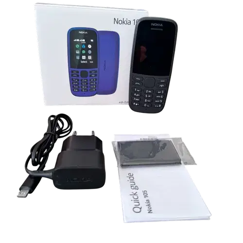 Telefon mobil Nokia 105 (2019), Dual Sim (Negru)