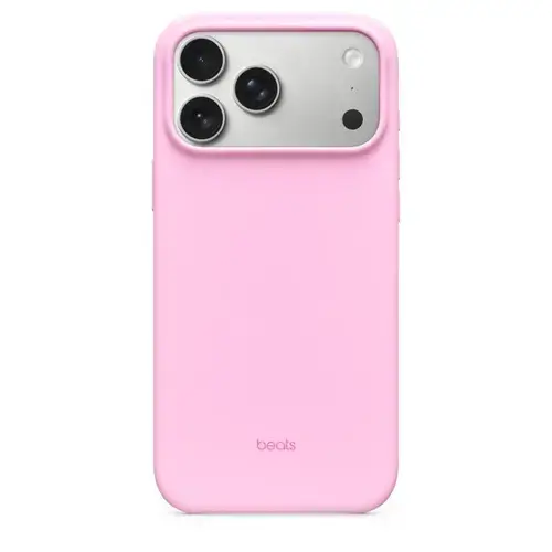 Husa Protectie Spate Apple Beats Rugged MGJF4LL/A pentru iPhone 17 Pro Max, MagSafe si Camera Control (Roz)