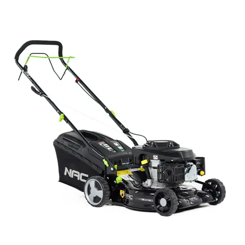 Masina de tuns iarba pe benzina Nac LS42-146-NG, 42 cm, 2600 W (Negru)