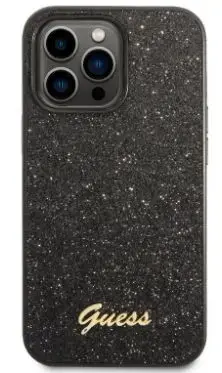 Husa Protectie Spate Guess GUHCP14LHGGSHK pentru iPhone 14 Pro (Negru)