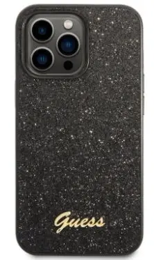Husa Protectie Spate Guess GUHCP14LHGGSHK pentru iPhone 14 Pro (Negru)