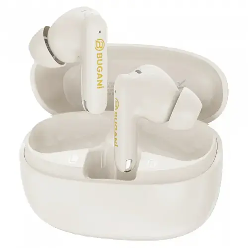 Casti True Wireless Bugani Freebuds B20, Bluetooth, ANC, Crem Deschis
