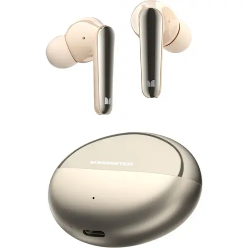 Casti True Wireless Monster N-Lite 203 AirLinks, Bluetooth, Auriu
