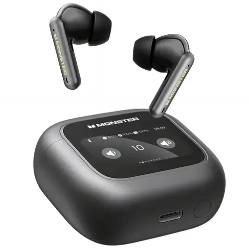 Casti True Wireless Monster TH300, Bluetooth, Negru
