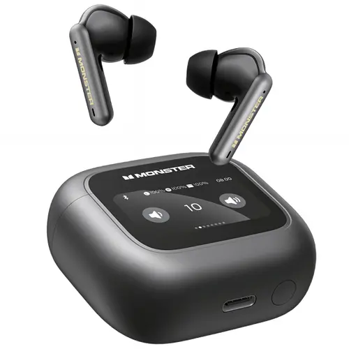Casti True Wireless Monster TH300, Bluetooth, Negru