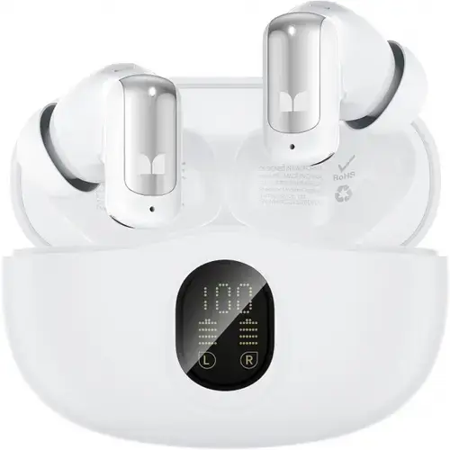Casti True Wireless Monster N-Lite 217, Bluetooth, Alb