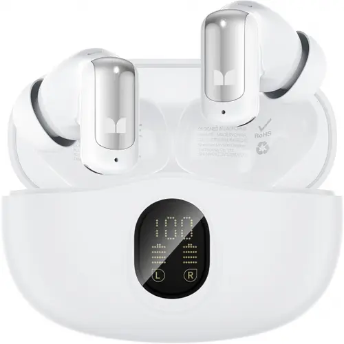 Casti True Wireless Monster N-Lite 217, Bluetooth, Alb