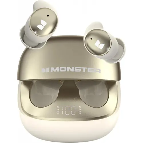 Casti True Wireless Monster Sleep Ear200, Bluetooth, Alb
