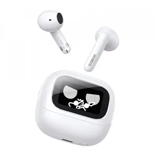 Casti True Wireless UGREEN HiTune H6 Magic WS216 (65386), Bluetooth, ANC, MultiPoint, Alb