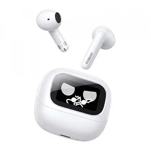 Casti True Wireless UGREEN HiTune H6 Magic WS216 (65386), Bluetooth, ANC, MultiPoint, Alb