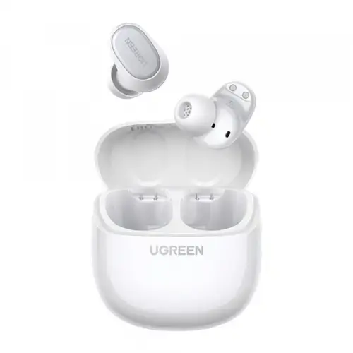 Casti True Wireless UGREEN Dots (75627), Bluetooth, MultiPoint, Alb