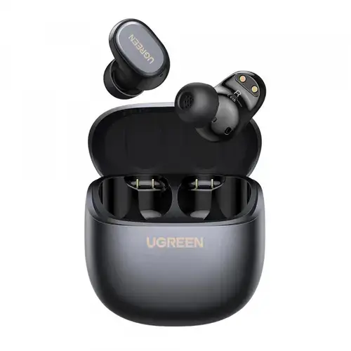 Casti True Wireless UGREEN Dots (75628), Bluetooth, MultiPoint, Negru