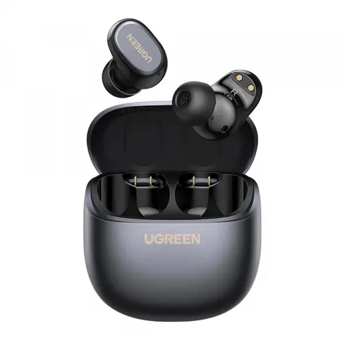 Casti True Wireless UGREEN Dots (75628), Bluetooth, MultiPoint, Negru