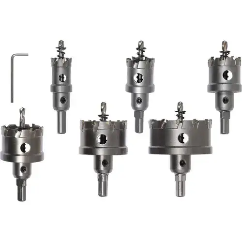 Set carote YATO YT-44077, TCT pentru metal, 6 buc.